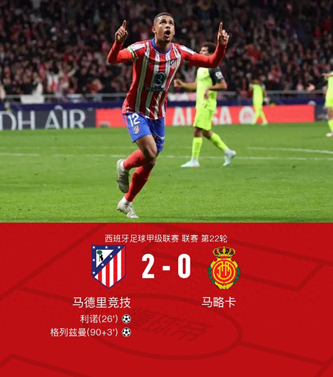 马德里竞技艰难晋级,喜出望外 马德里竞技艰难晋级,喜出望外