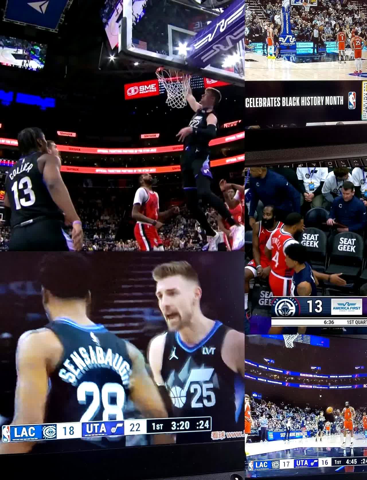 快船击败森林狼，哈雷尔全场最高28分